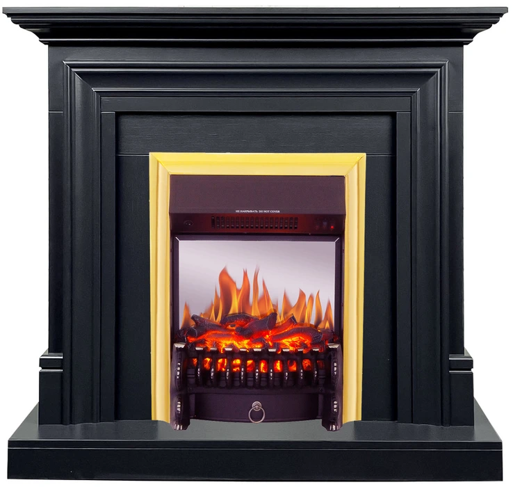 Электрокамин Royal Flame Bradford (Серый графит) с очагом Fobos FX M Brass/Black