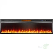 Линейный электрокамин Royal Flame Soho 60 (белый с черным) с очагом Vision 60 LED фото#3