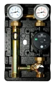 Насосная группа Meibes MK со смесителем 1 с насосом Grundfos UPM3 Hybrid 25-70, подача справа