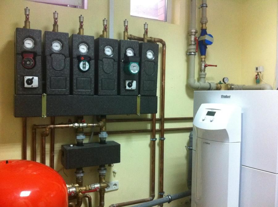 Насосная группа Meibes V-UK 1 1/4 (Kvs=14,1) с насосом Grundfos UPM3 Hybrid 32-70, без смесителя, подающая фото#3