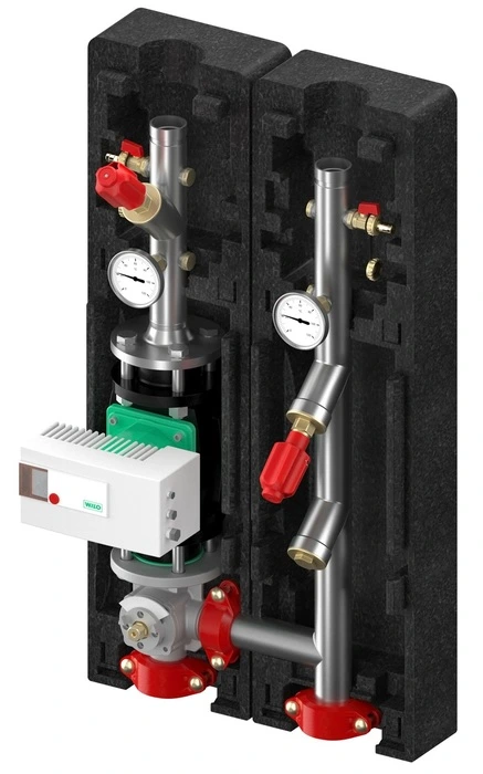 Насосная группа Meibes FL-MK, Ду 40 (1/2), с насосом Grundfos MAGNA3 40-100 F, BigFixLock