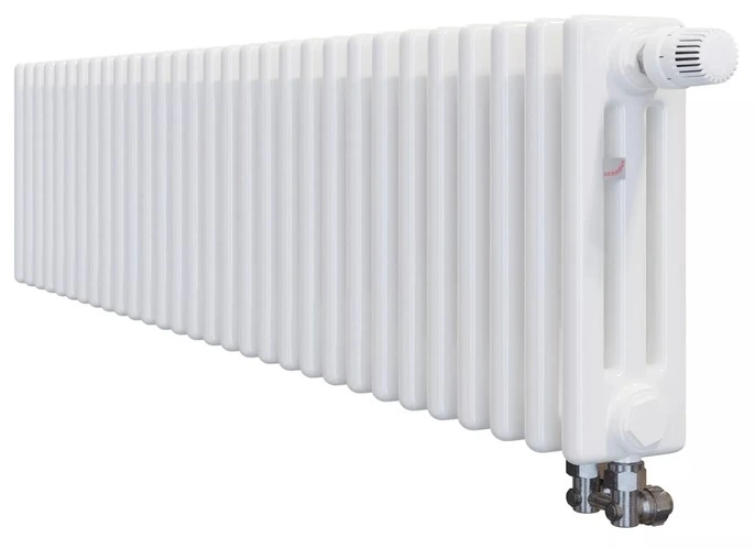 Стальной трубчатый радиатор 3-колончатый Zehnder Completto 3037/34/V001/RAL 9016