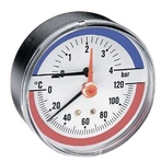 Термоманометр аксиальный Watts FR 818 (TMAX) 4 бар