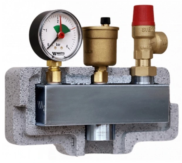 Группа безопасности Watts KSG 30/25M-ISO2 (до 200 кВт) (в теплоизоляции)