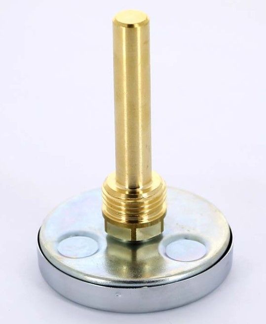 Термометр биметаллический с погружной гильзой Watts F+R801 (T) 63/50 (1/2",160"С) фото#3