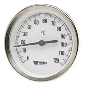 Термометр биметаллический с погружной гильзой Watts F+R801 (T) 63/50 резьба с самоуплотнением