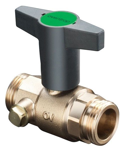 Шаровый кран Oventrop Optibal TW Ду 32, PN10, G 1 1/2" x 1 1/2", бронза