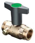 Шаровый кран Oventrop Optibal TW Ду 32, PN10, G 1 1/2" x 1 1/2", бронза