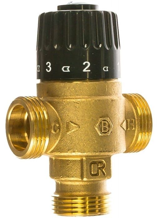 Смесительный клапан STOUT 3/4 НР 30-65°С KV 2,3 фото#2