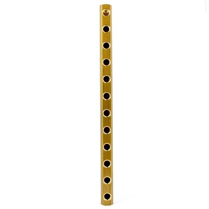 Коллектор распределительный TIEMME 1''x1/2 на 12 выходов, с внутренней резьбой фото#2