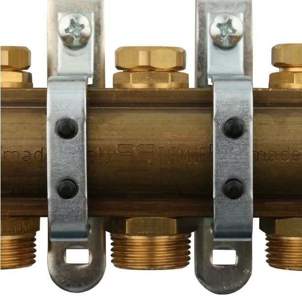 Коллектор регулируемый в сборе TIEMME 1"x3/4 EK на 3 выхода, с наружной резьбой фото#3