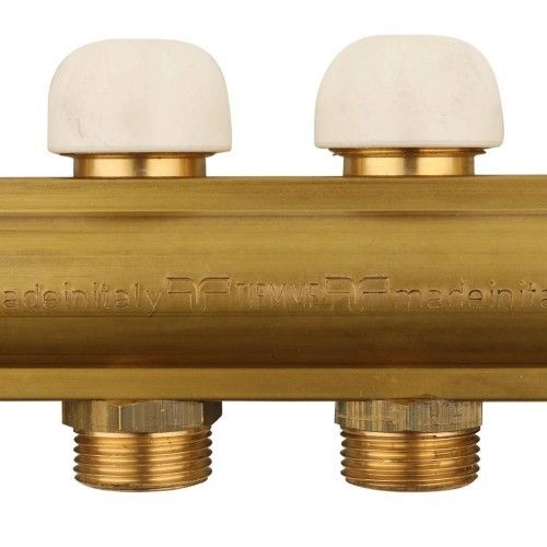 Коллектор регулируемый в сборе TIEMME 1"x3/4 EK на 12 выходов, с наружной резьбой фото#3