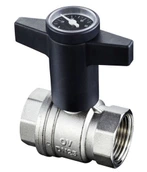 Шаровый кран Oventrop Optibal Ду40, 1 1/2", с термометром