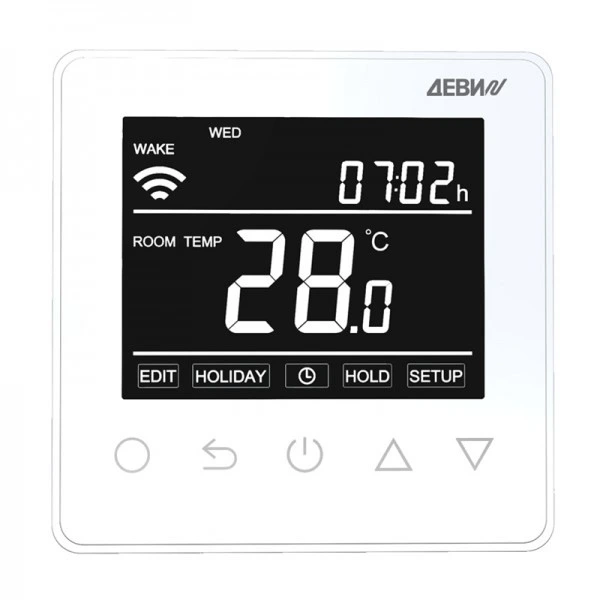Терморегулятор ДЕВИ Prime c Wi-Fi, с комбинацией датчиков, белый, 16А