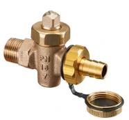 Шаровый кран Oventrop KFE, DN25 PN16, НР, усиленная модель, бронза