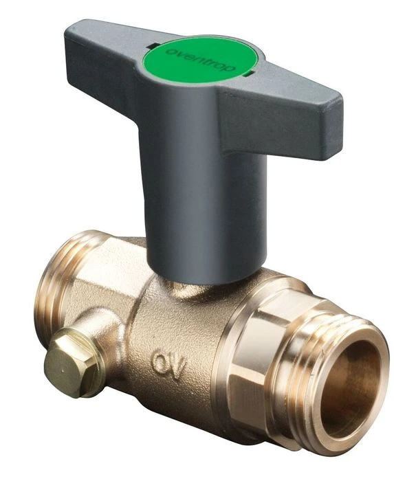 Шаровый кран Oventrop Optibal TW Ду 40, PN10, G 1 3/4" x 1 3/4", бронза
