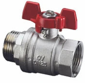 Шаровый кран Oventrop Optibal, DN-32, 1 1/4", НВ, PN, бар-16, ручка-бабочка