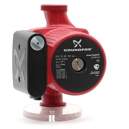Насос для отопления Grundfos UPS 25-80 180 1x230v фото#2