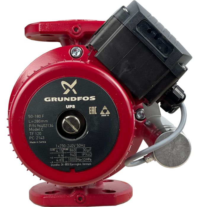Циркуляционный насос Grundfos UPS 50-180 F 1x230-240V PN6/10 фото#2