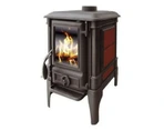 Дровяная печь GUCHA ARINA 1110 ЭМАЛЬ DARK RED