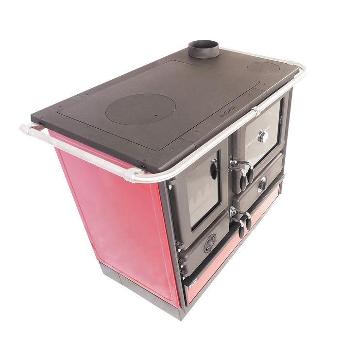 Дровяная печь MBS THERMO MAGNUM PLUS 4D RED/D фото#3