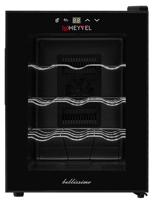 Отдельностоящий винный шкаф MEYVEL MV12-TB1 фото#4