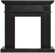 Классический портал для камина Firelight Bianco Classic черная эмаль