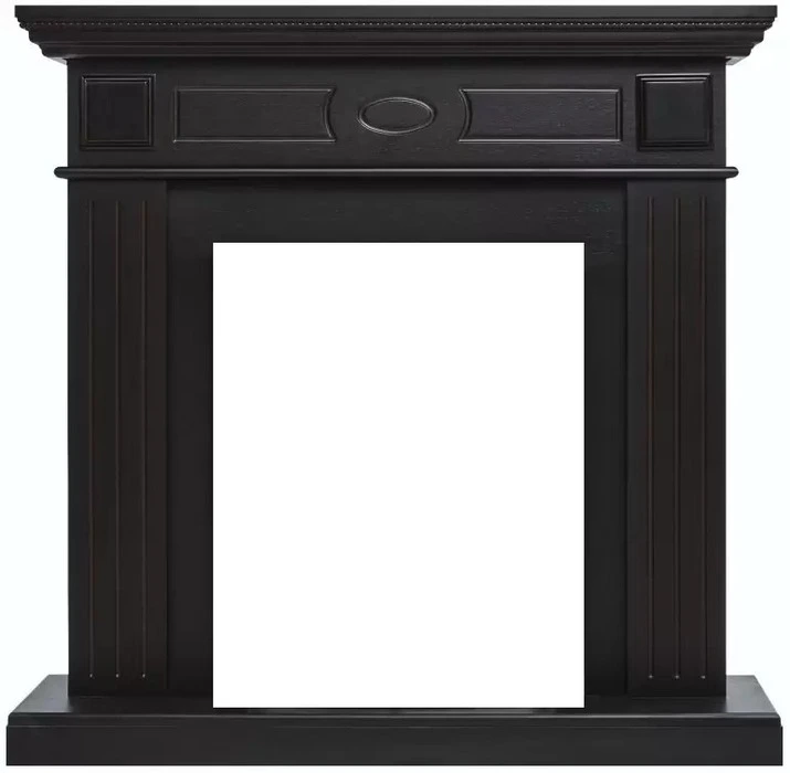 Классический портал для камина Firelight Bianco Classic черная эмаль