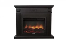Электрокамин Electrolux EFP/P-2520LS с порталом Firelight Bianco 25 черная эмаль