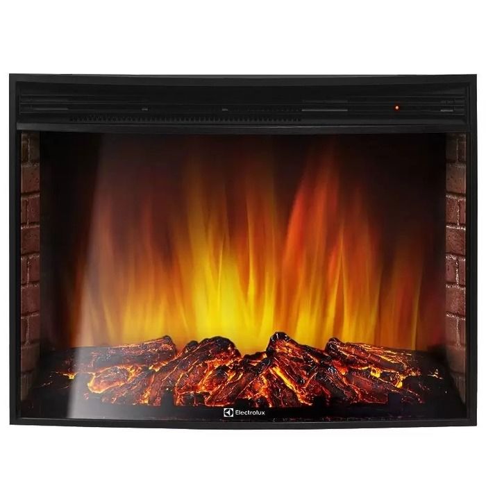Электрокамин Electrolux EFP/P-2720RLS с порталом Firelight Bianco 25 черная эмаль фото#2