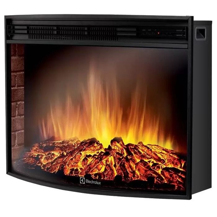 Электрокамин Electrolux EFP/P-2720RLS с порталом Firelight Bianco 25 черная эмаль фото#3