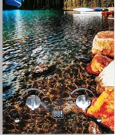 Газовый проточный водонагреватель VilTerm S13 Print (Горы) фото#2