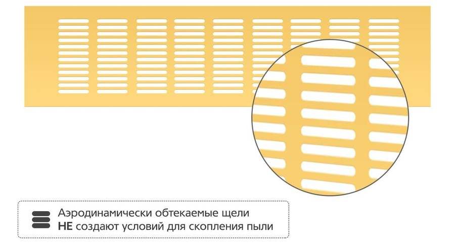 Металлическая Благовест 100x400 мм золото фото#2