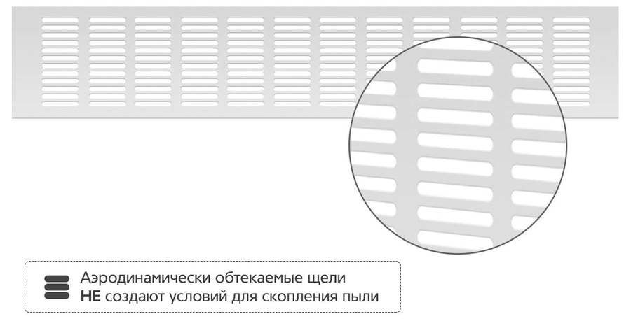 Металлическая Благовест 100x500 мм серебро фото#2