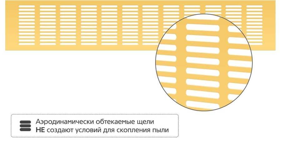 Металлическая Благовест 100x500 мм золото фото#2