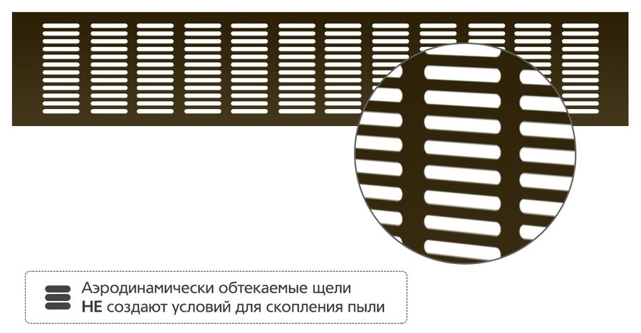 Металлическая Благовест 100x500 мм бронза фото#2