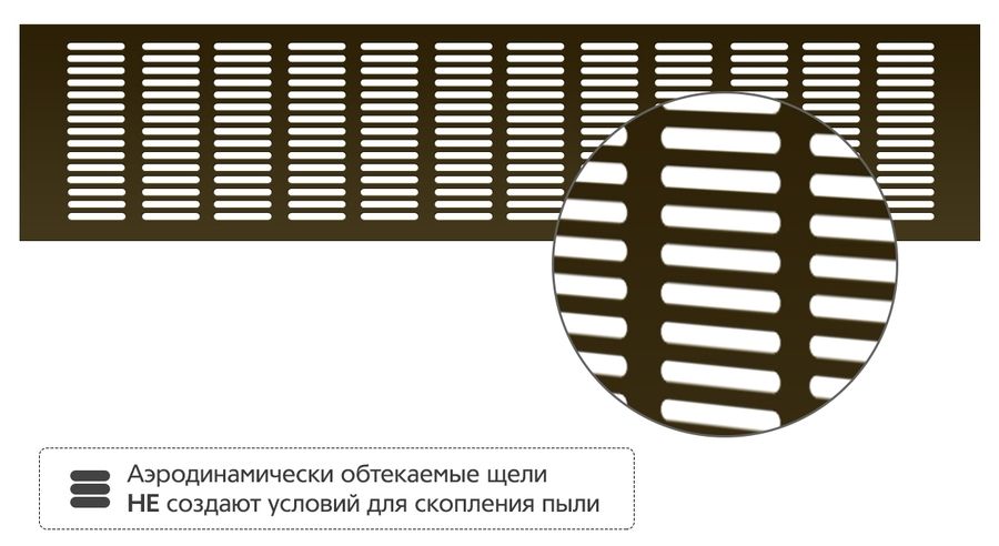Металлическая Благовест 120x500 мм бронза фото#2