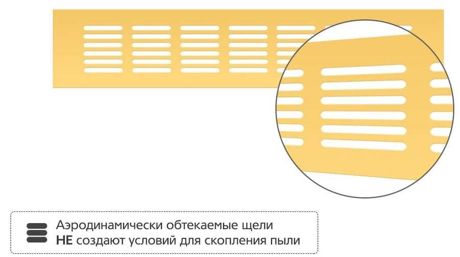 Металлическая Благовест 60x300 мм золото фото#2