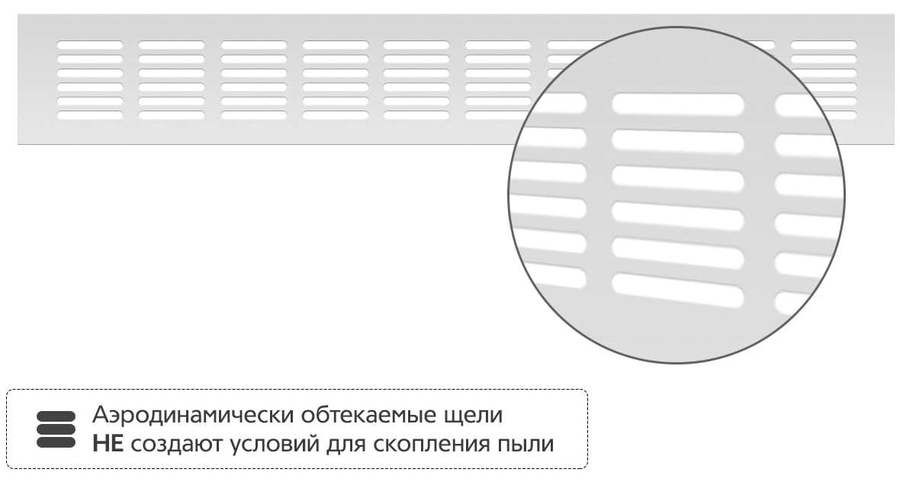 Металлическая Благовест 60x400 мм серебро фото#2