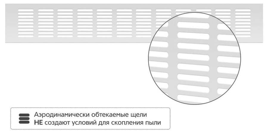 Металлическая Благовест 80x500 мм серебро фото#2