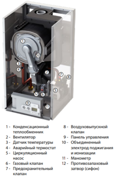 Настенный газовый котел Thermona THERM 49 KD фото#4
