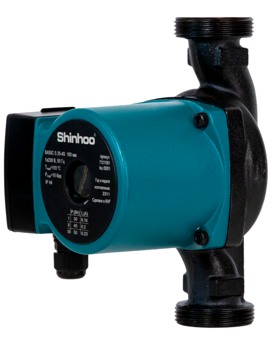 Насос для отопления SHINHOO BASIC S 25-4S 230V 180мм фото#7