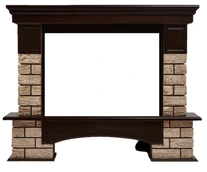 Широкий портал Firelight Forte Wood 30 камень тем., шпон венге