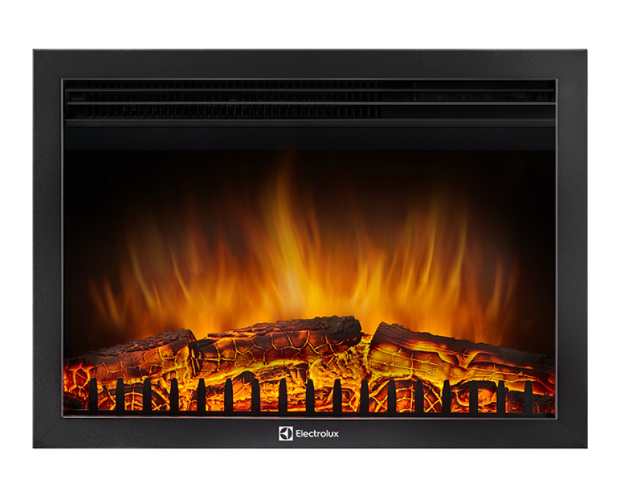 Электрокамин Electrolux EFP/P-2520LS с порталом Firelight Bricks Wood 25 камень корич., шпон тем. дуб фото#2