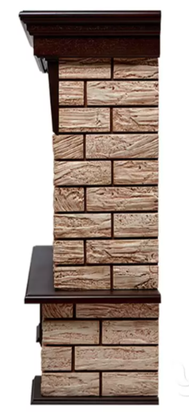 Электрокамин Electrolux EFP/P-3320RLS с порталом Firelight Forte Wood 30 камень тем., шпон венге фото#4
