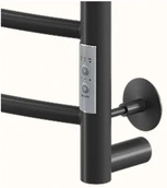 Электрический полотенцесушитель лесенка Ника WAY-2 100/50 RAL9005 черный матовый правый тэн фото#2