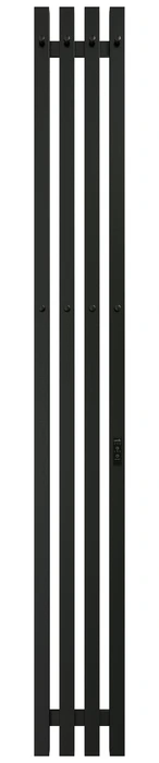 Электрический полотенцесушитель GROIS Quartet GR-125 180х1500 П3 RAL 9005 R