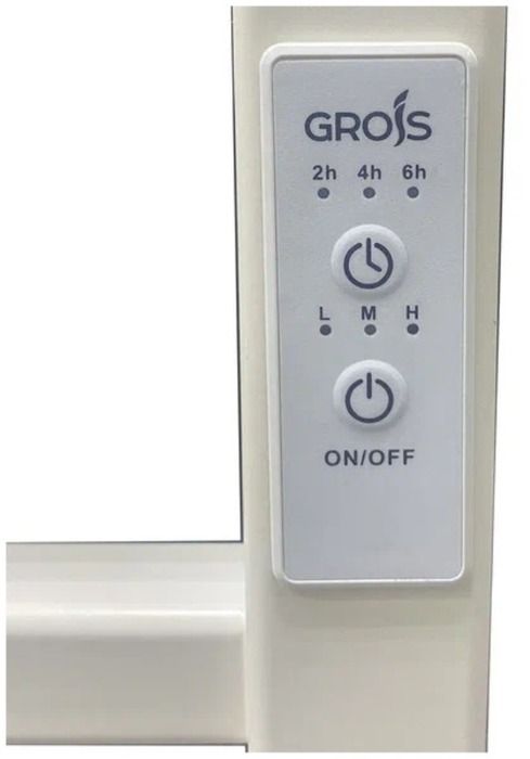 Электрический полотенцесушитель лесенка GROIS Alex GR-101 400/600 П6 RAL9016 U фото#3