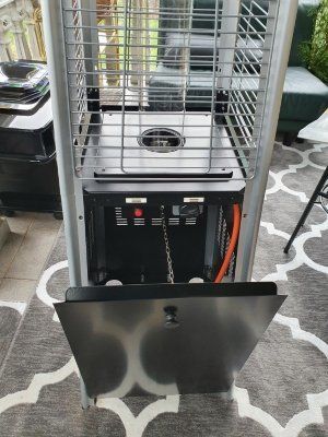 Газовый уличный обогреватель WWT 13I Black mini фото#2