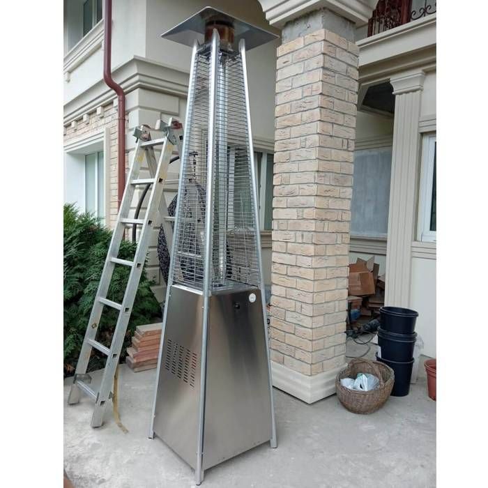 Газовый уличный обогреватель WWT 13I Stainless steel mini фото#5